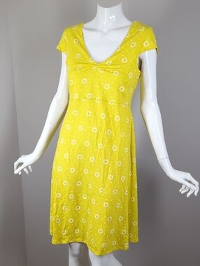 Toad & Co Women's Rosemarie Dress Yellow Floral